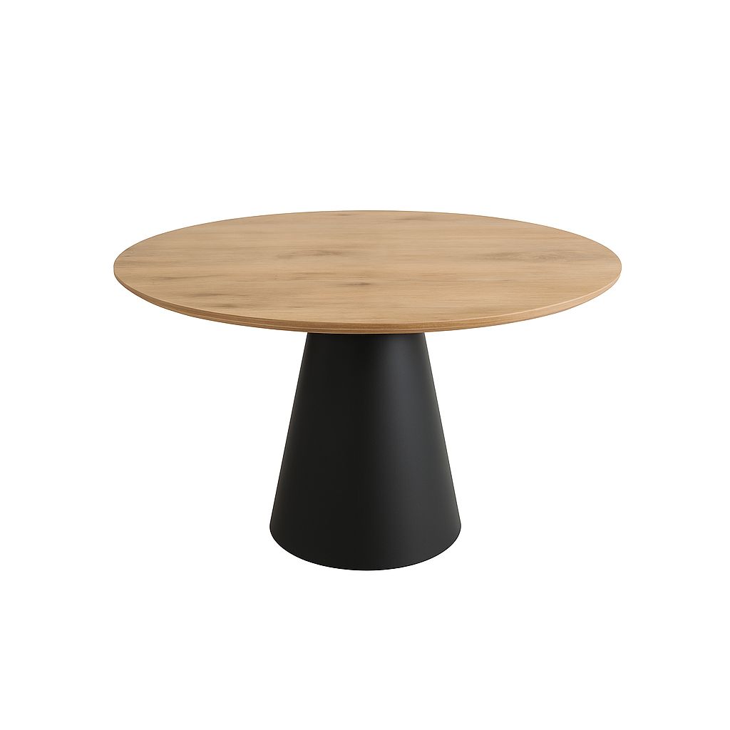 Aluka Cylinder & Oak Dining Table