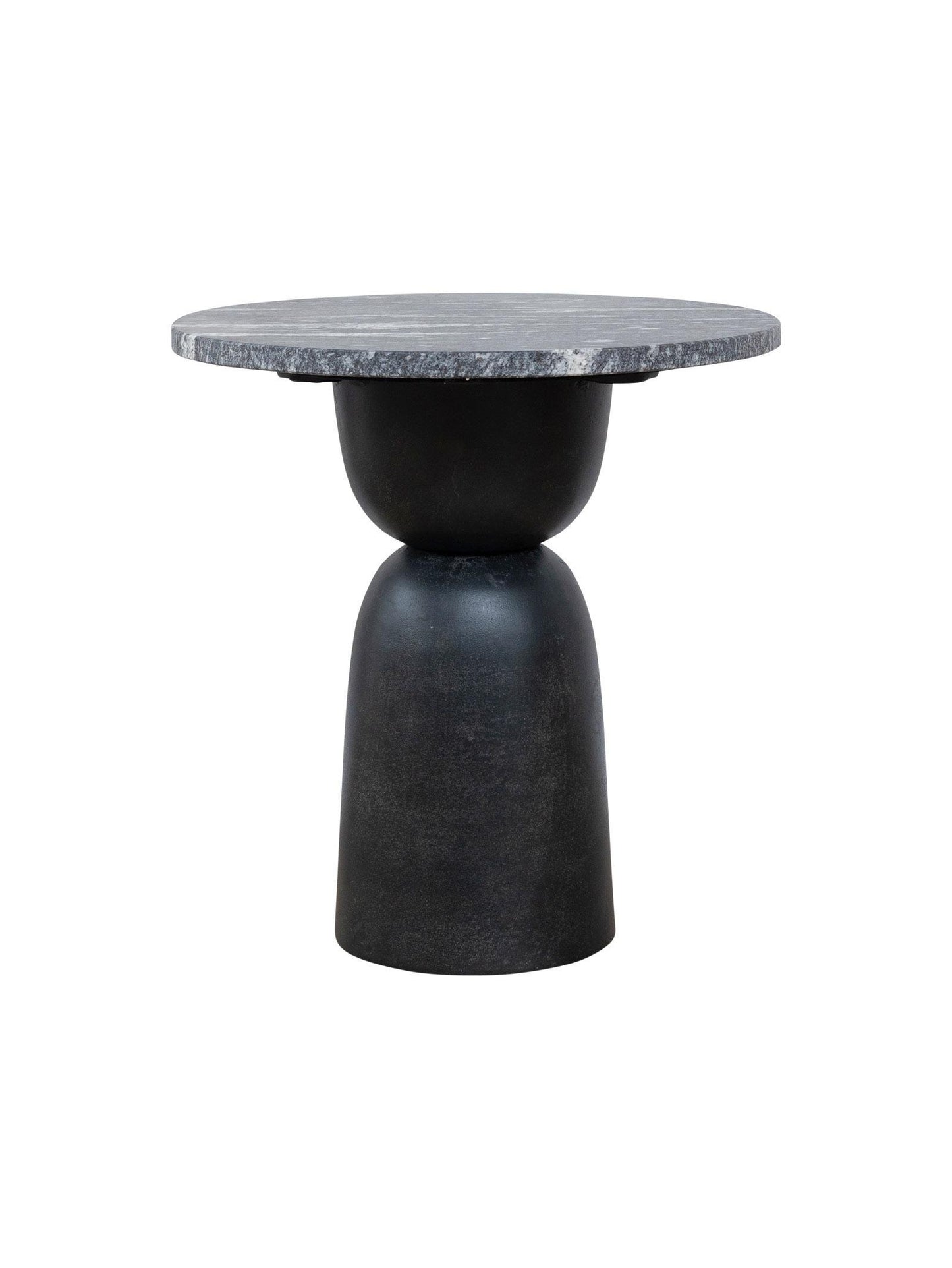 Lisbon Marble Side Table - Carbon