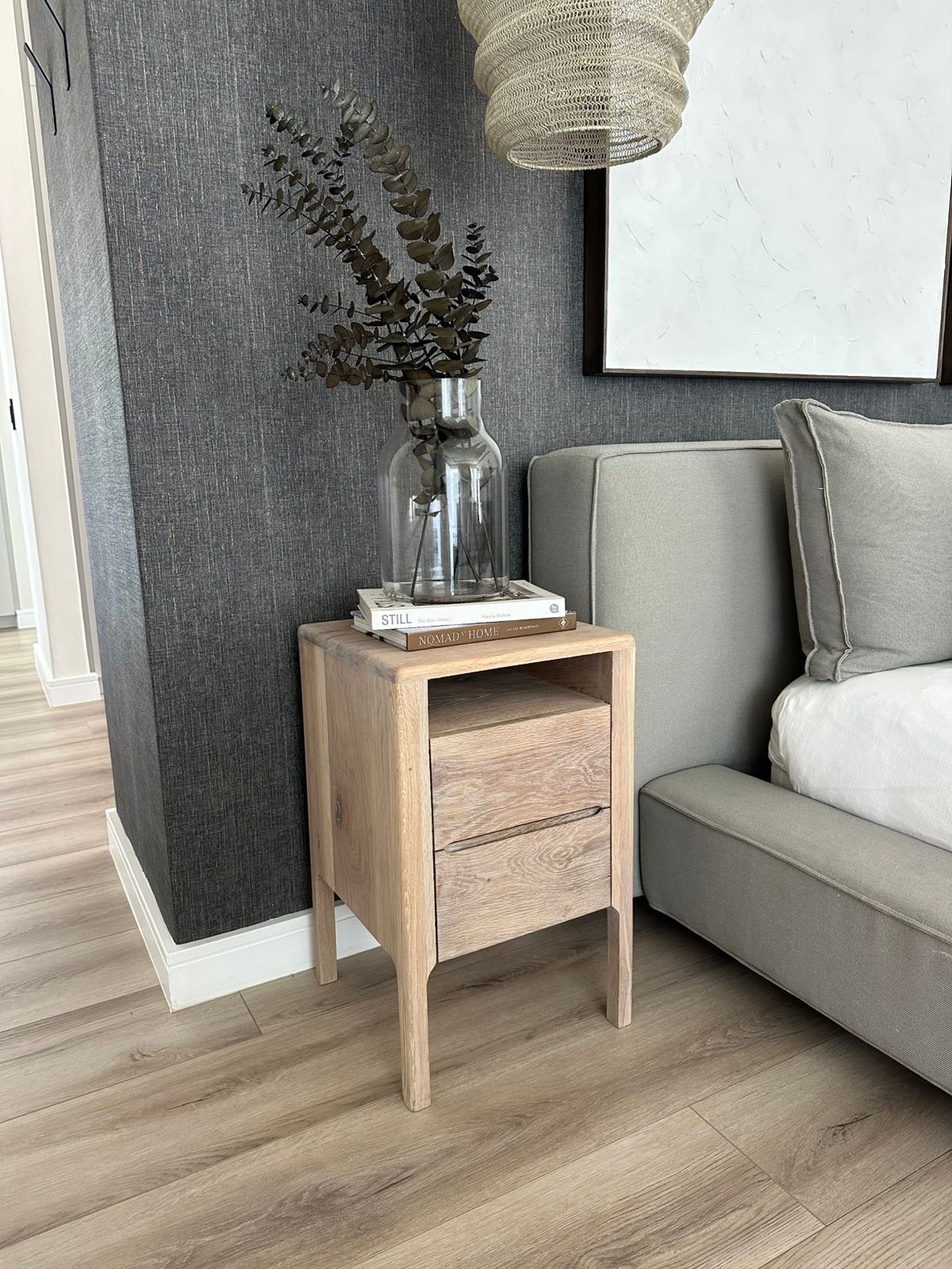 Sloane Bedside Table - Oak