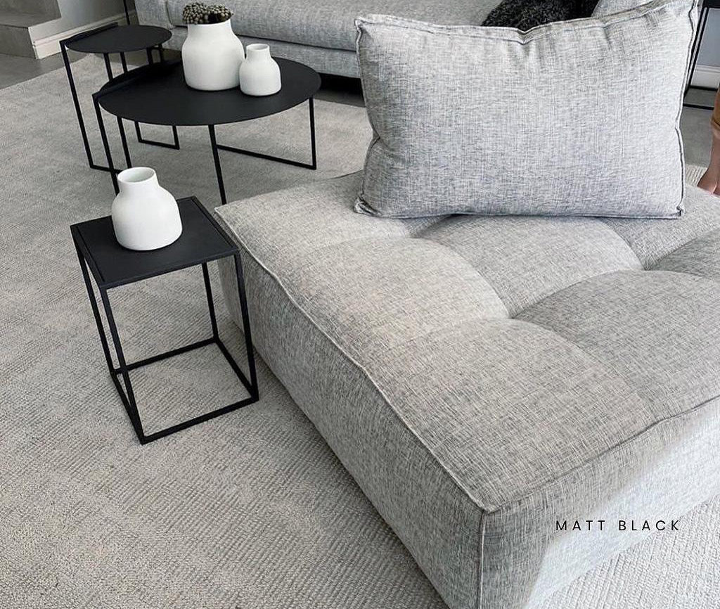 MATT BLACK BLOCK OTTOMAN