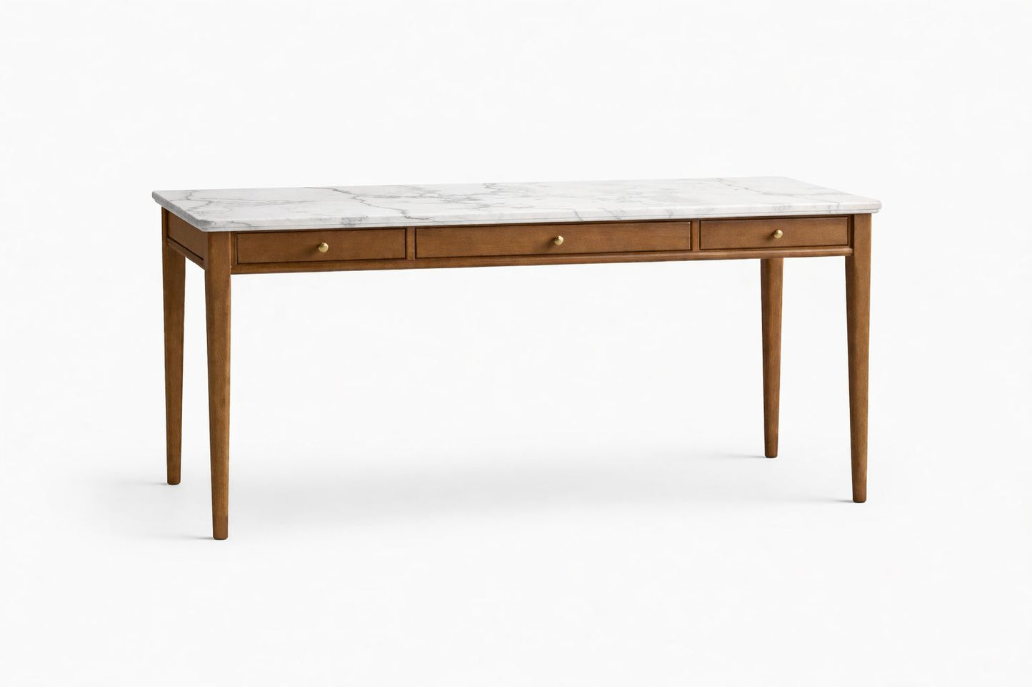 Jean Desk - Solid Oak & Marble Top