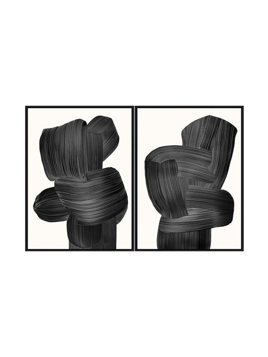 Knotted Links Wall Art Set